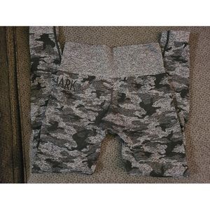 Gymshark Black Gray Camo Adapt Seamless Leggings